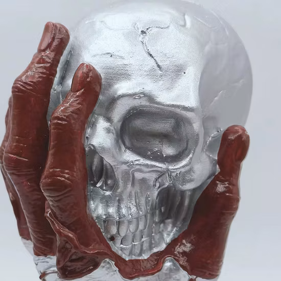 1 Juego 1: 12 casa de muñecas decoración de terror de Halloween juguete murciélago calavera escoba adorno de araña