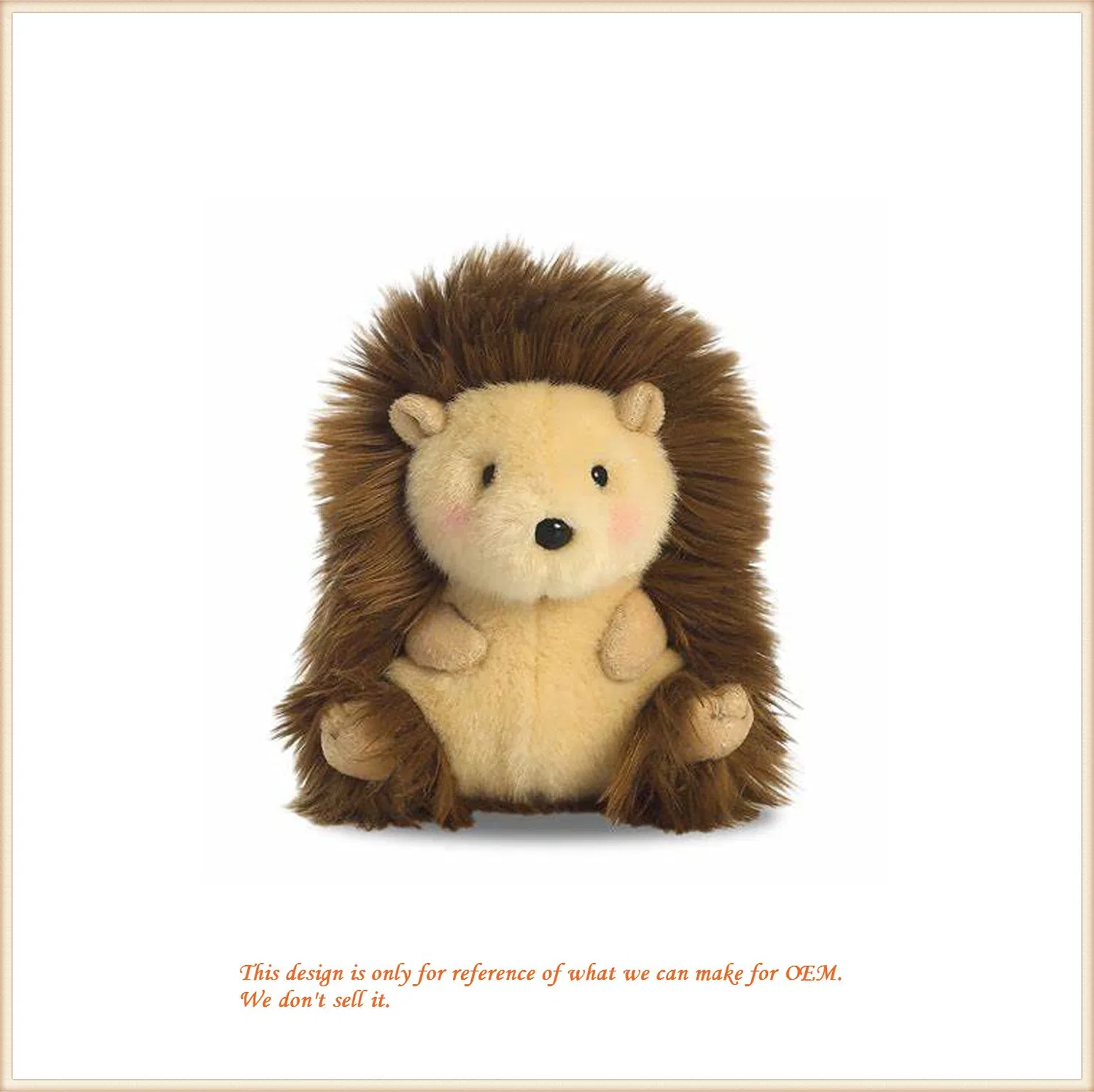 Adorables juguetes de animales de peluche de erizo para niños